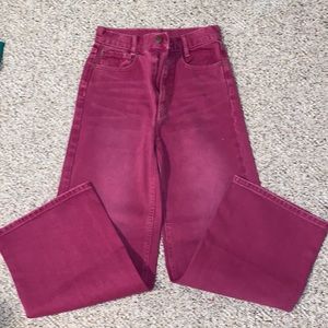 Purple Wide Leg Jean